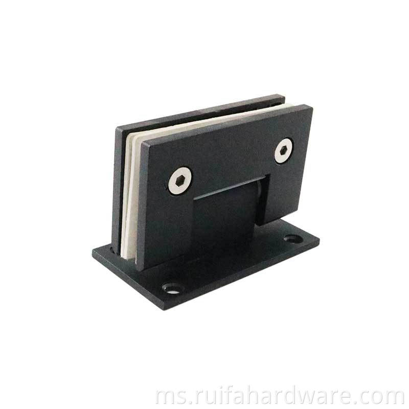 Engsel pengapit pintu mandi keluli tahan karat (3) Stainless Steel Shower Door Clamp Hinges (3)